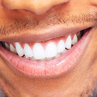 Closeup of a man smiling